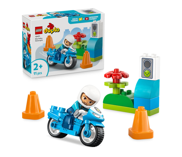 LEGO DUPLO 10471 Niebieski motocykl policyjny - 1473393 - zdjęcie 2